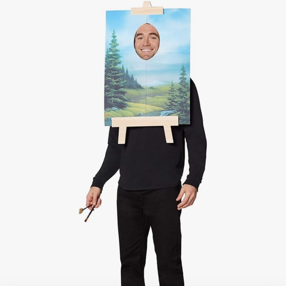 Halloween Costume Bob Ross
